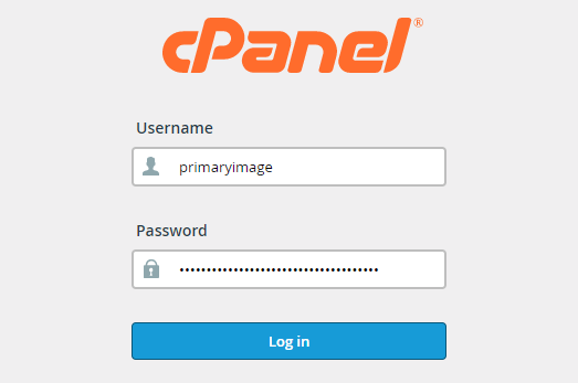 cPanel-login-screen