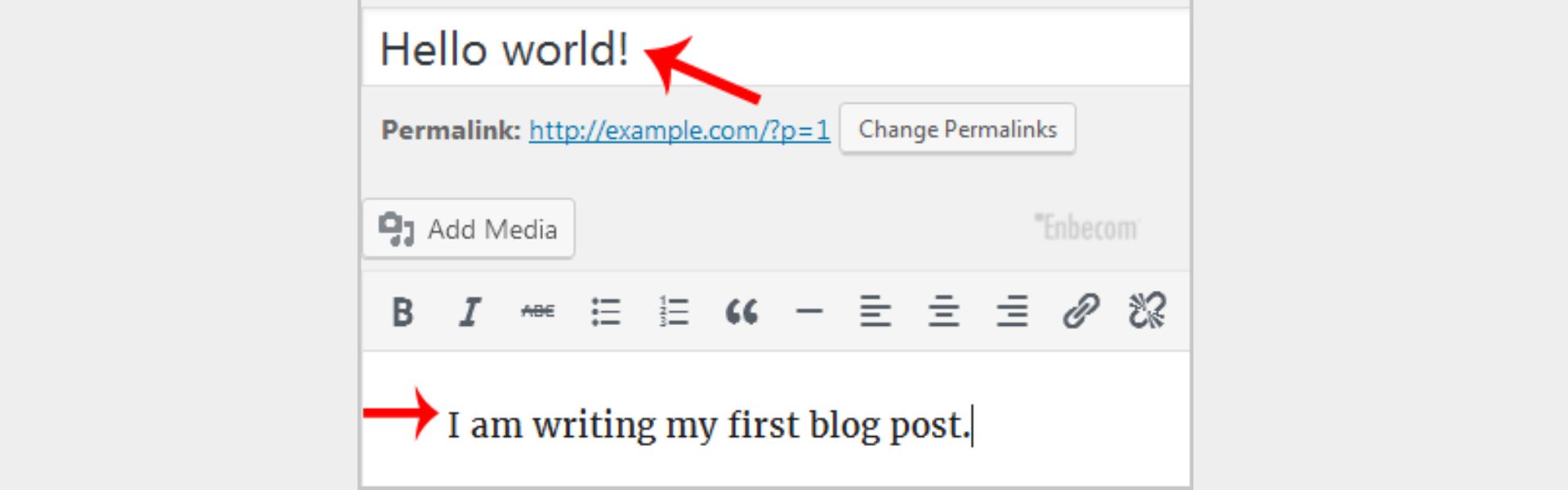 Create your first blog post