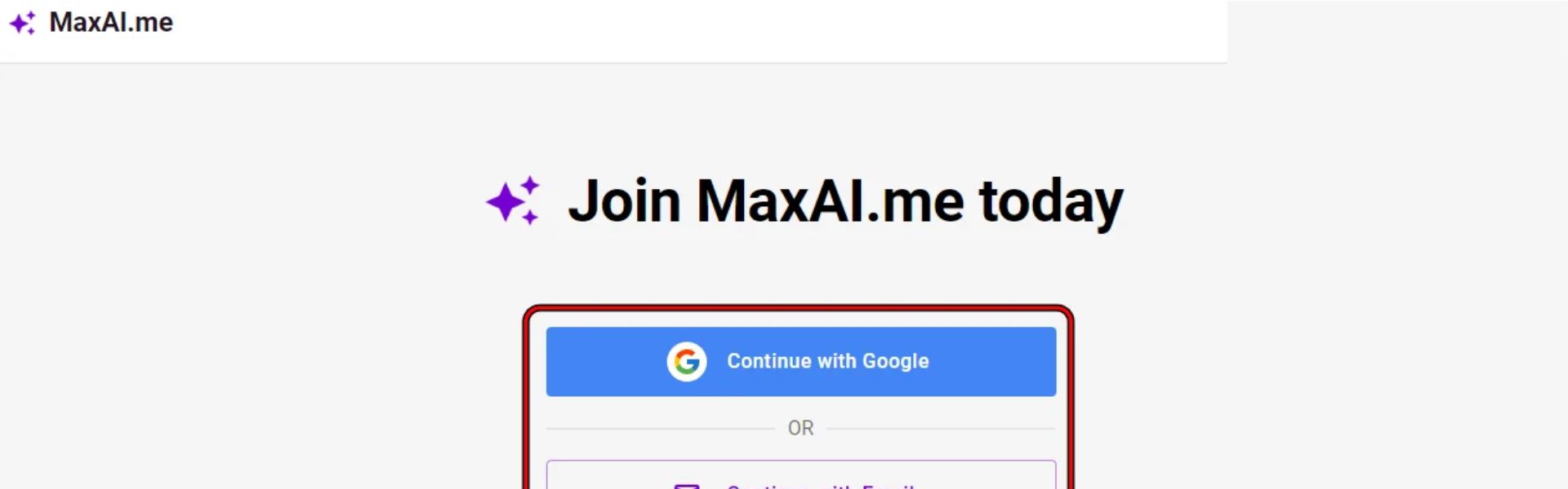 Visit the MaxAI.me Website