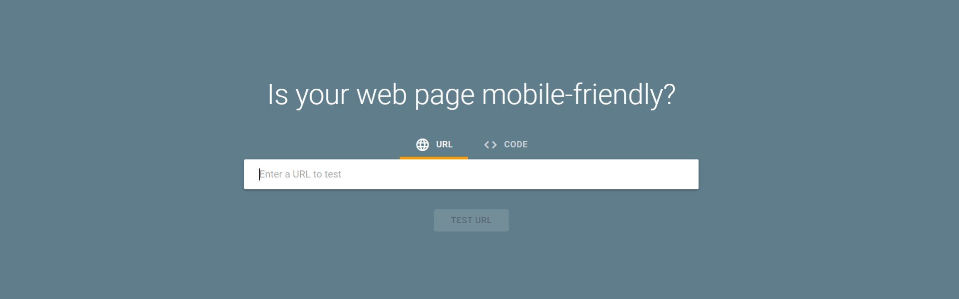 google’s mobile-friendly test tool